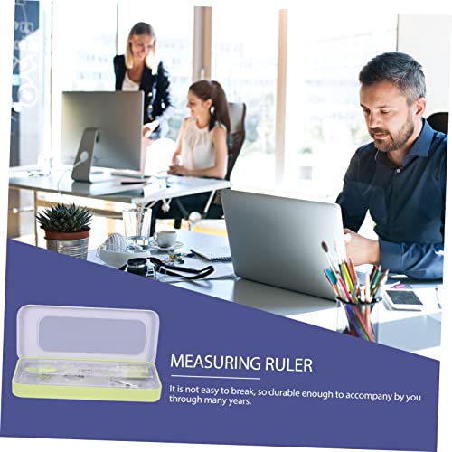 Nusitou 1 Set Compass Set Precision Ruler Precision Tools Office Supplies Set Student Stationery Eraser Set Compact Compass Kit School Geometry Protractor Kids Drawing Stationery Gift Iron #TOP2