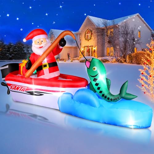 330CM Aufblasbare Weihnachts Dekoration, Weihnachtsmann Angel...