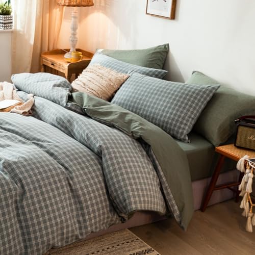 LSZHBSL Parure de lit - Set de Housse de Couette 180x220cm Confortable Chaud et Moelleux Housse de Couette avec Drap 230x250cm et taies Assorties 48x74cm/2pcs