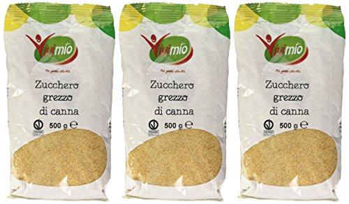 Vivimio Zucchero Grezzo di Canna - 3 pezzi da 500