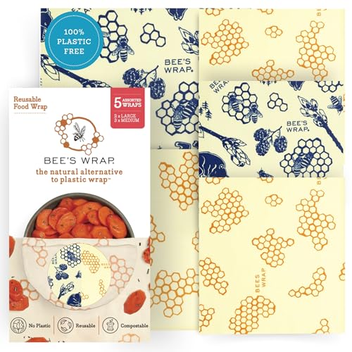 Bee's Wrap Assorted Beeswax Wraps 5-Pack
