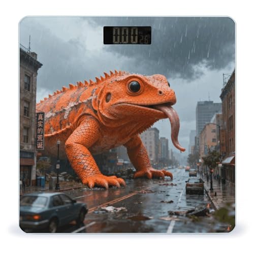 Báscula Digital Orange Lizard City para Peso Corporal miniatura 1