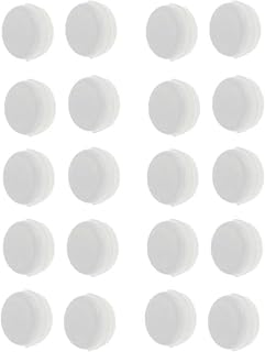 20Pcs White Rattle Box Noise Maker Insert Squeaker Plastic Ring Box Repair Fix Rattle Accessories Rattles and Rings (15mm)