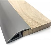 Vista 9 de Tira de PVC para umbral, tira de cubierta de vinilo para pisos, tira de transición de piso, tira de borde autoadhesiva para puerta, altura inferior