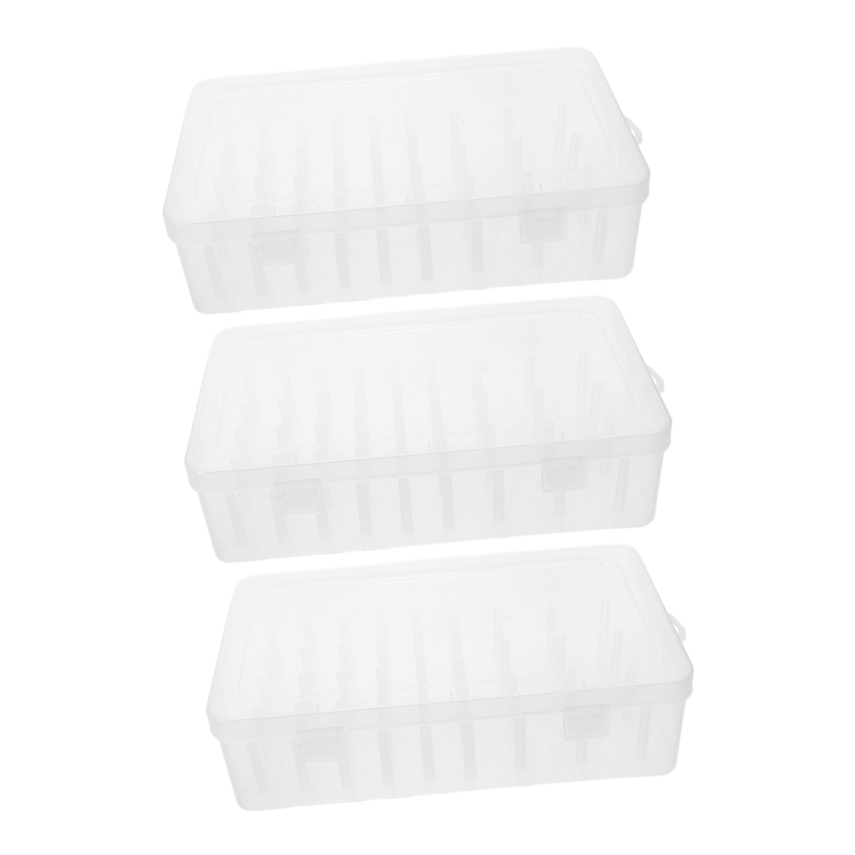 3piezas Caja De Almacenamiento De Hilo De Bordar Organizador De Costura Para Carretes y Suministros Para Proyectos De Costura y Manualidades Casa Caja Para Guardar Hilos De Coser