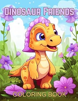 Paperback Dinosaur Friends: Fun adorable Dinosaurs for kids ages 2-6 Book