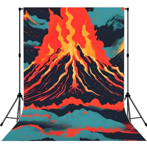 Toile de fond volcanique pour séance photo thématique en intérieur