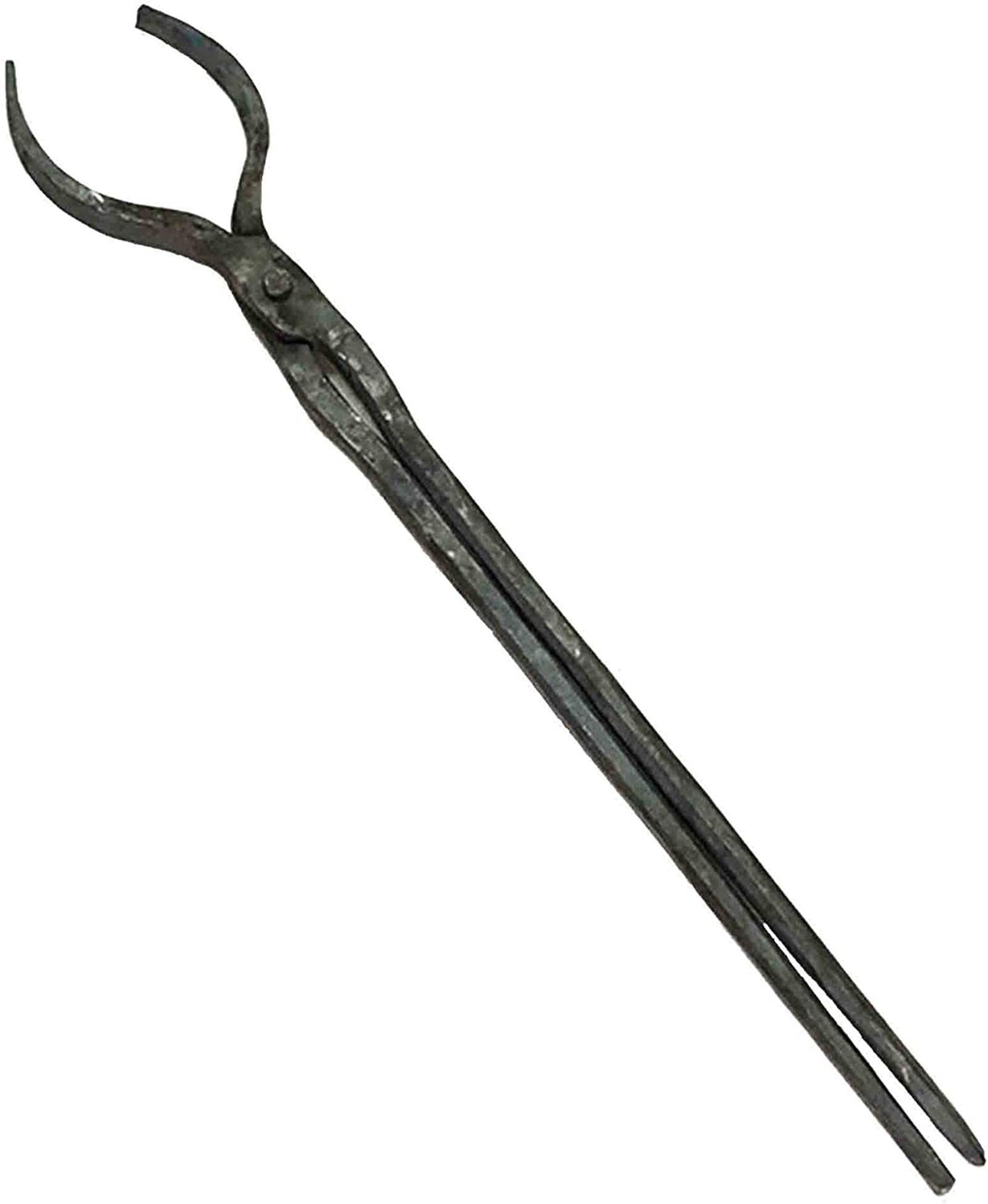 Tenazas de Herrero,Tenaza de forja Herramienta de Herrero de Herrero Blacksmith Hogar Tong Anvil Vise Round 40-80 mm for Forja de Herrero del Ingeniero (5 Pinzas), 50 mm (Color : 40mm)