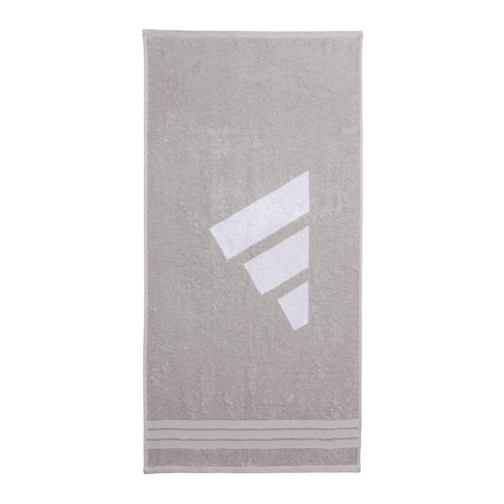 adidas Unisex Performance Towel Small Towel, mgh solid grey/white, One size