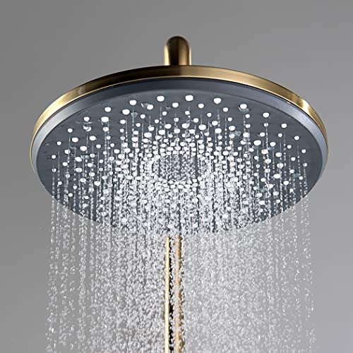 Système de douche à affichage numérique LED ensemble de douche de pluie 10" - 5