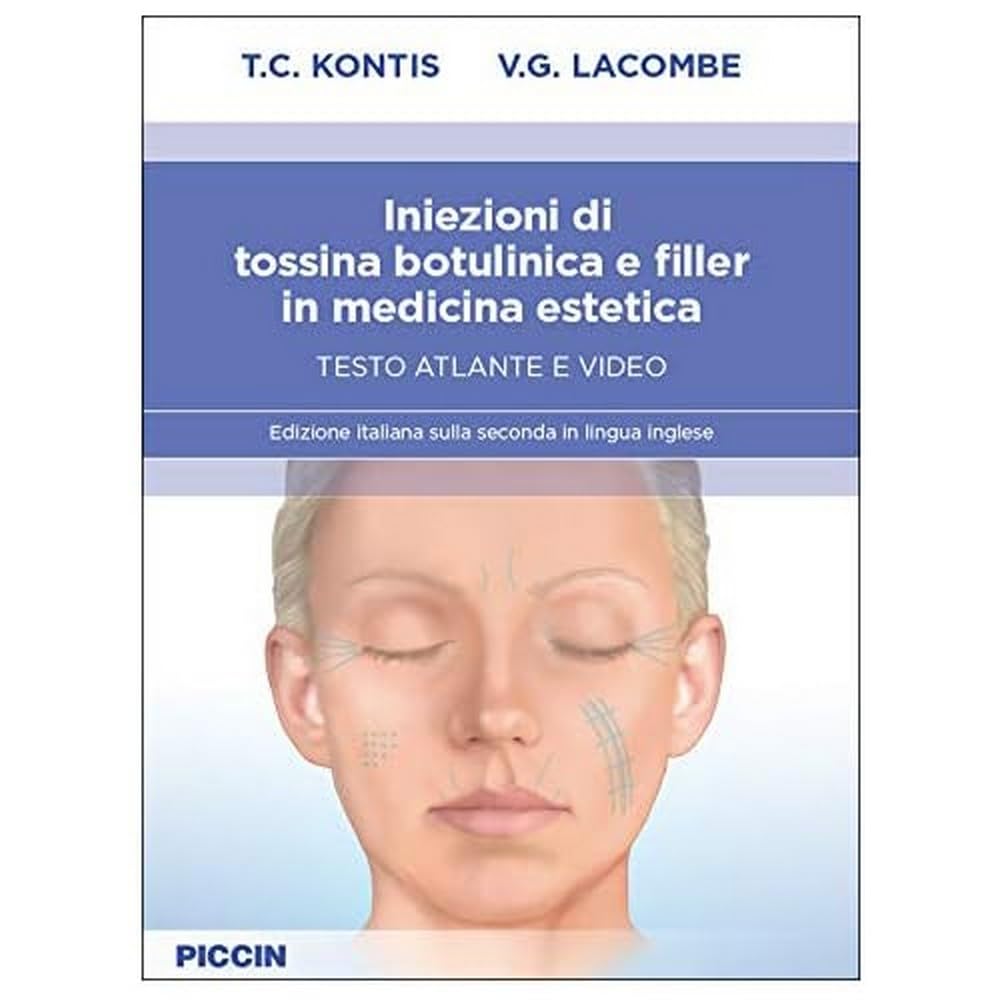 Iniezioni di tossina botulinica e filler in medicina estetica. Testo atlante e video
