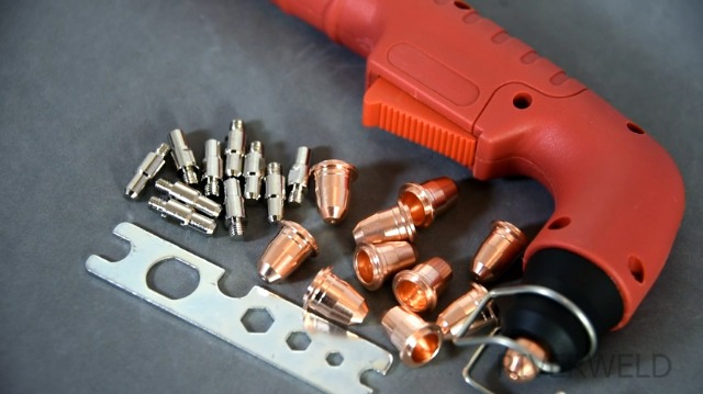 Kit Testa Torcia Al Plasma S45 Con Punte Ed Elettrodi - 22 Pezzi, Compatibile Con OEM, Non Originale - Foto 6