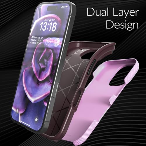Image of Crave Dual Guard Compatible with iPhone 16 Case, Compatible with MagSafe Shockproof Protection Dual Layer Case for Apple iPhone 16 (6.1 inch) - Lilac