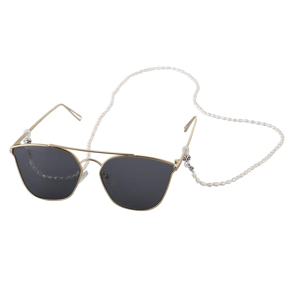 Sonnenbrillen-Kette, Brillenband, Sonnenbrillen Brillengestell Skid Kette Perlen Seil 70cm