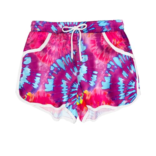 Image of Deerose Kids Hawaiian Swim Board Shorts Quick Dry Active Swim Trunk 5-14 Years