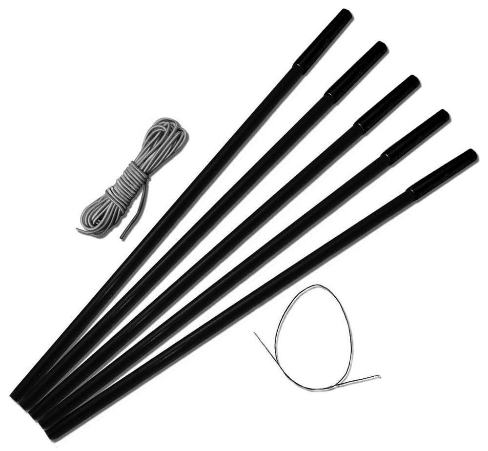 TentSpares - Freedom Trail Sendero 4 Fibreglass Tent Pole Repair Kit, Tent Pole Replacement, Tent Poles, Camping Essentials