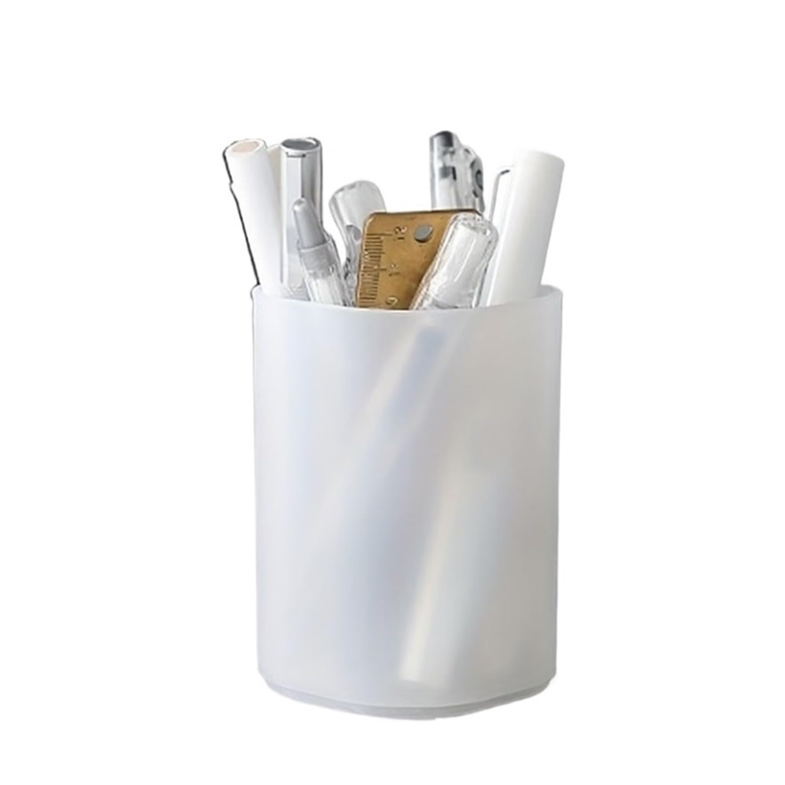 DHYUACN Pen Holder 1pc-simple Desktop Container Pen Makeup Brush Stationery Desk Holder Deskside Desk Pen Holder