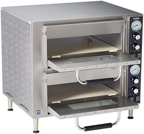 Waring Commercial Commercial Double Compartment Pizza Oven, 240V-3200W - Image 2
