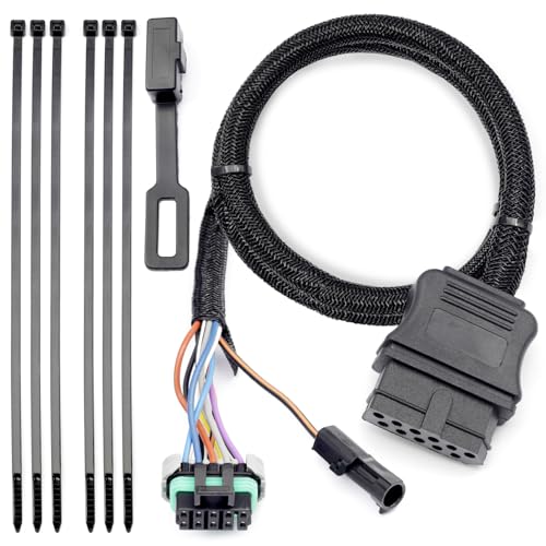 ALLCSM Upgraded 26357 22413 11 Pin Vehicle Side Light Wiring Harness with Dust Cover Replacement for Western for Fisher for Blizzard for SnowEx Plows 11-Pin Snow Plow by ALLCSM - Used condition - US$27.32