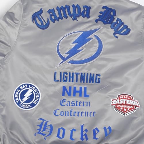 Image of Pro Standard Mens NHL Old English Satin Jacket