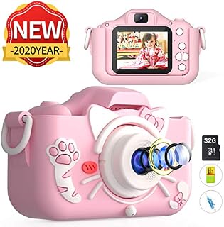MITMOR Kids Digital Cameras for Girls Boys with 32G SD Card and Dual