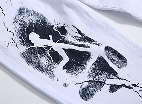 Jeans ajustados estilo skinny para hombre blanco talla 36 miniatura 4