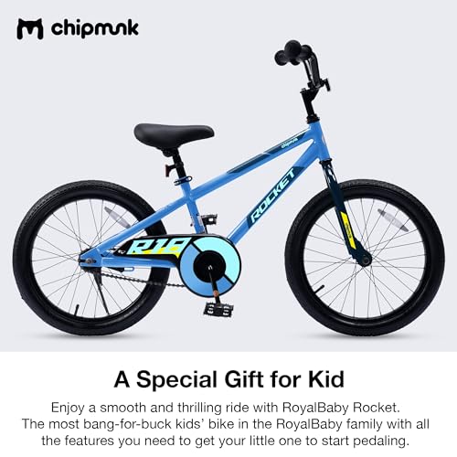 Image of Chipmunk Kids Bike Toddlers 12 14 16 18 Inch Wheel Bicycle Beginners Boys Girls Ages 3-11 Years, Multiple Color Options