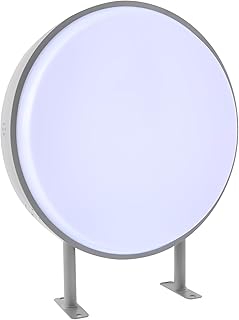 Neonlicht Lichtwerbung Leuchtreklame LED Leuchtschild Open Rund 50 cm Außenwerbung Werbung Leuchtreklame für Bar Schaufensterwerbung Business Büro Laden