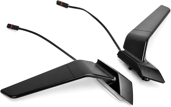 VITINO Motorcycle Mirrors - Fit for BMW S1000RR 2019-2024 - with Integrated LED Turn Signals & Adjustable Fairing Mount