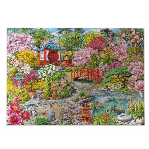 Gibsons Japanese Garden 100XXL Piece Jigsaw Puzzle for Adults - Beautiful Colourful Jigsaw Extra Large Pieces -Sustainable Premium 100% Recycled Board - Great Gift - Image 8
