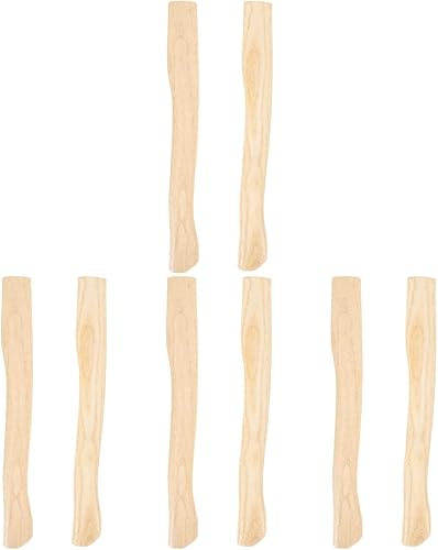 DOITOOL Mango de repuesto de madera para campamento, 8 piezas, mango de hacha de 14.9 pulgadas, repuesto de mango de hacha de nogal, 15.0 x 1.7 in