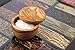 Swissmar Napoli Olive Wood Salt Keeper – Small Container with Removable Wooden Lid, Countertop Spice Jar for Flaky Crystals, Sugar, Seasoning, Kitchen Storage Canister, 2.2 oz / 65 ml