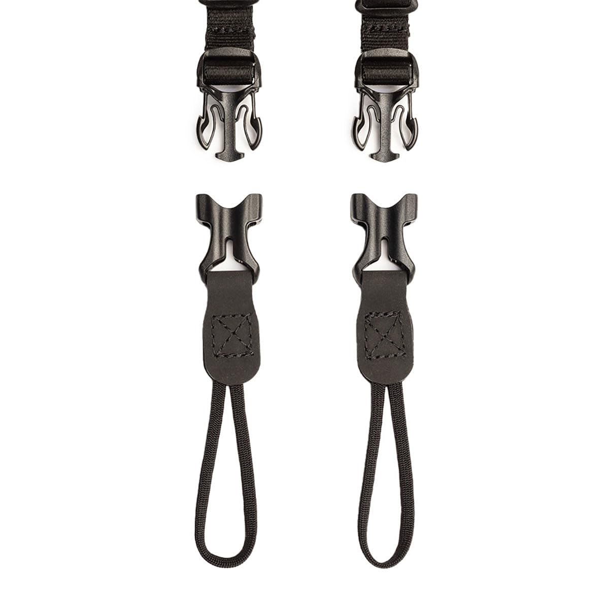 Cotton Unisex Black Carrier Anchor System - Cord & Loop Anchor Kit For Camera Or Binocular Tether