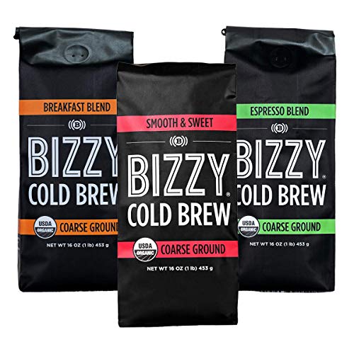 Cold Brew Gift Set | Bundle | Roaster's Choice | Coarse Ground Coffee | 3-Pack #TOP17