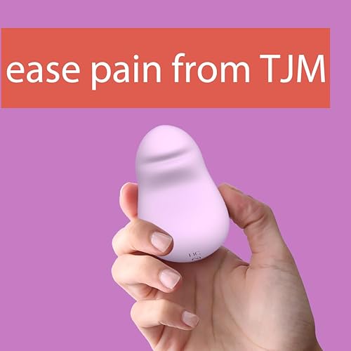 Miniatura 5 de Masajeador de mandíbula de silicona suave al tacto de terciopelo TMJ - Recargable - Impermeable - Herramienta de masaje por vibración TMJ para
