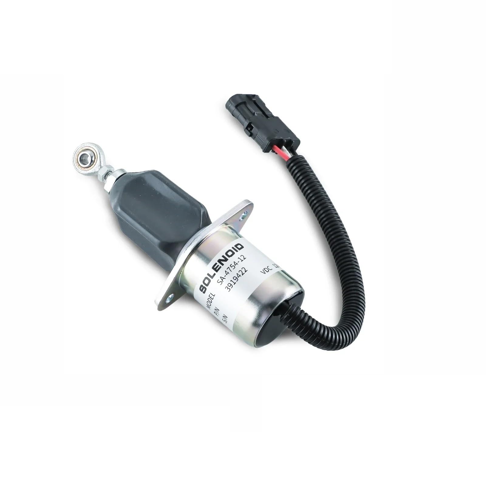 Válvula de Cierre Solenoide de corte de combustible 3919422 129953-77803 SA4754-12 24022035 3931570 Compatible con Cummins Compatible con Ford Solenoide