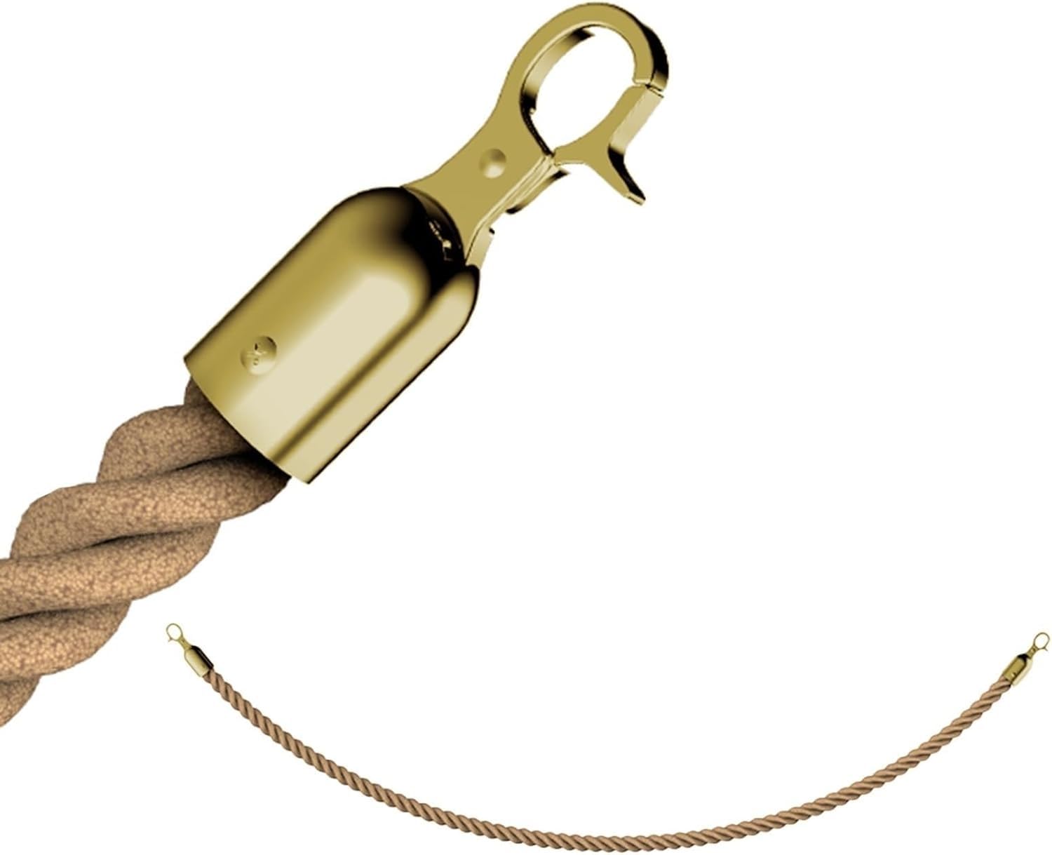 Corde de barrière de 60 cm pour canaliser la foule avec élégance dans les commerces et hôtels