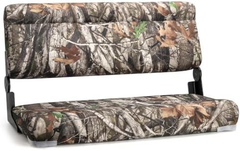 NORTHCAPTAIN Boat Bench Seat for Fishing Boat, Double Folding Boa...