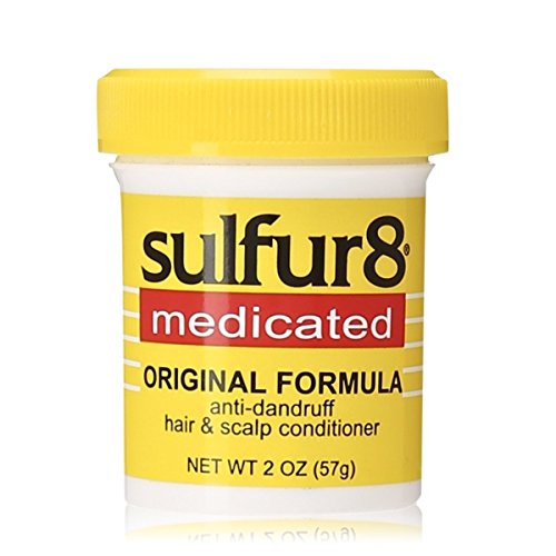 Sulfur 8 Medicated Original Formula Anti-Dandruff Hair and Scalp Conditioner, 2 Oz (Pack of 2)