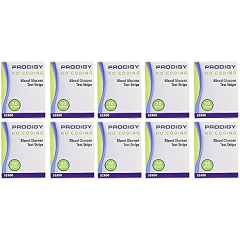 Prodigy No Coding Blood Glucose Test Strips Cover