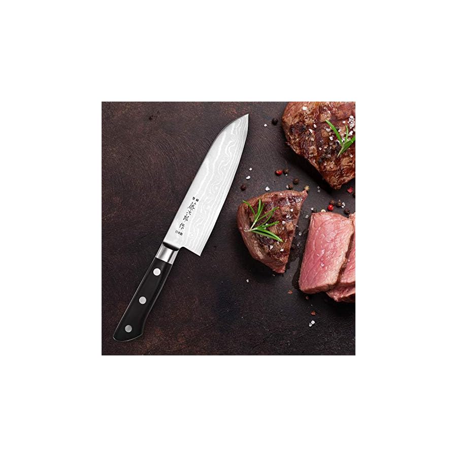 Tojiro-DP-Damascus-7-inch-Santoku-Knife Tojiro DP Damascus 7-inch Santoku Knife