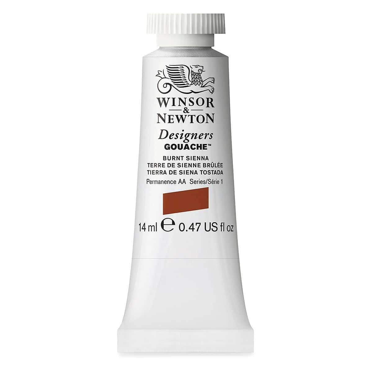 Winsor & Newton Tierra De Siena Tostada Gouache, Siena Quemado, 14 Ml