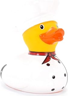 Chef Rubber Duck Bath Toy by Bud Ducks | Elegant Gift Packaging - 