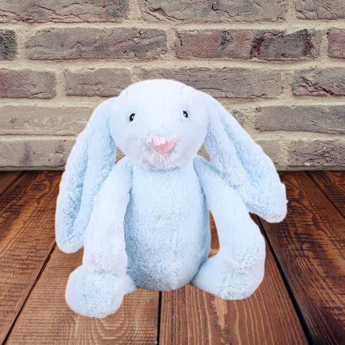 Miniatura 9 de Personalized Stuffed Easter Bunny Rabbit - Basket Stuffers - Embroidered with Name for Kids (Khaki)