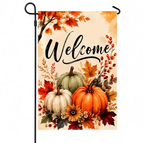 Fall Welcome Garden Flag