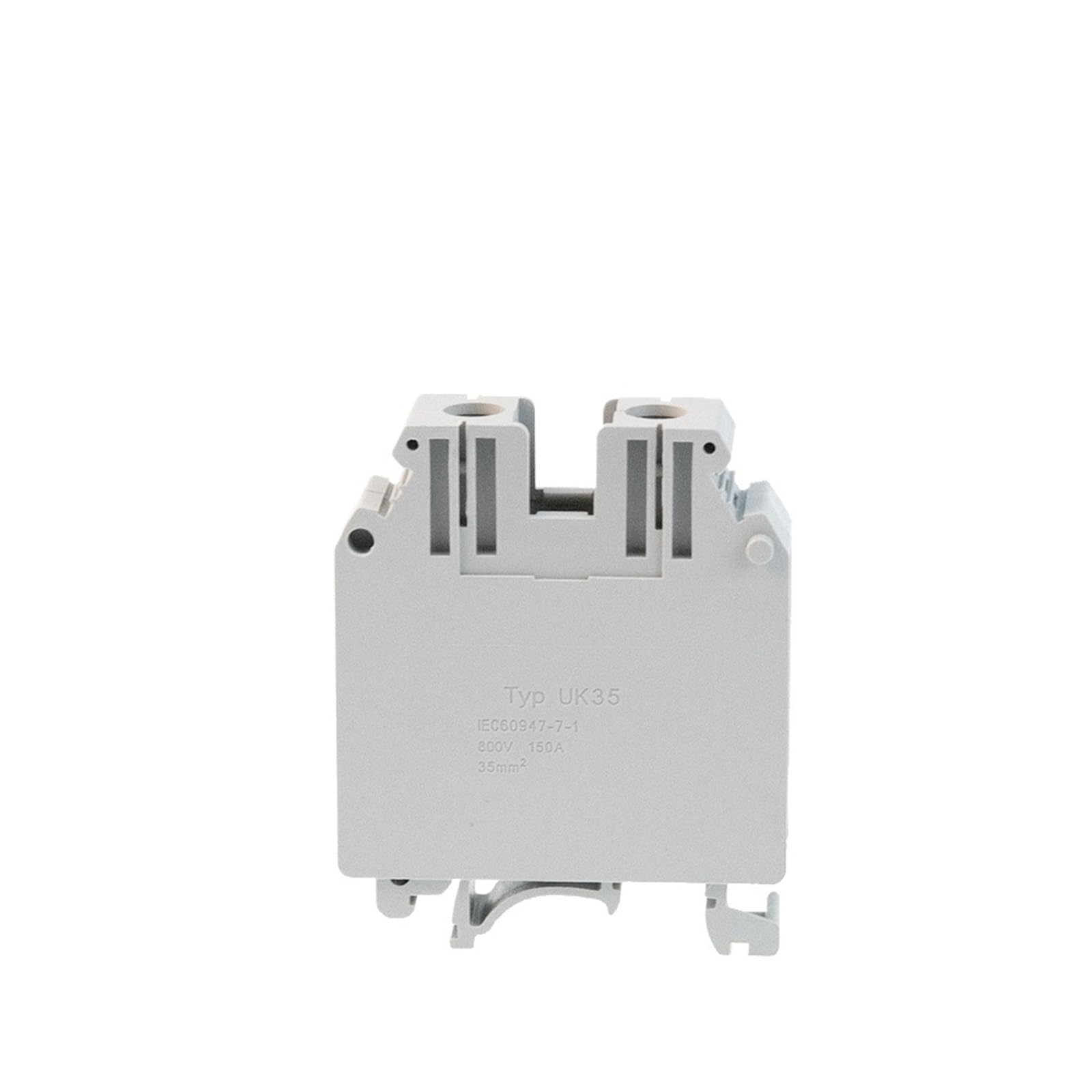 Bloques de terminales de carril Din, 10 Uds., UK-35, conector de clase Universal, conexión de tornillo, Conductor de cable UK35