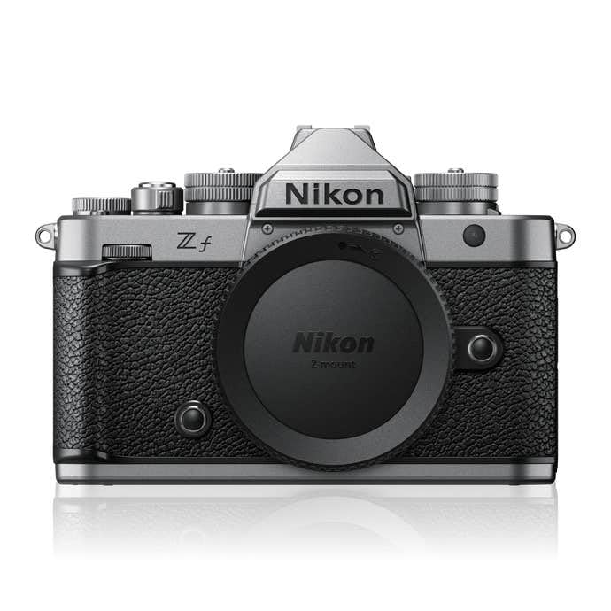 Image of Nikon Z f Silver Mirrorless Camera + NIKKOR Z 24-70mm f /4 S Standard Zoom Lens Kit | Full-Frame | 24.5MP | EXPEED 7 | 5-Axis IBIS | 4K UHD Video