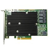 Interface hôte : PCIe 3.0 ; Connecteurs internes : QUATRE Mini SAS SFF-8643