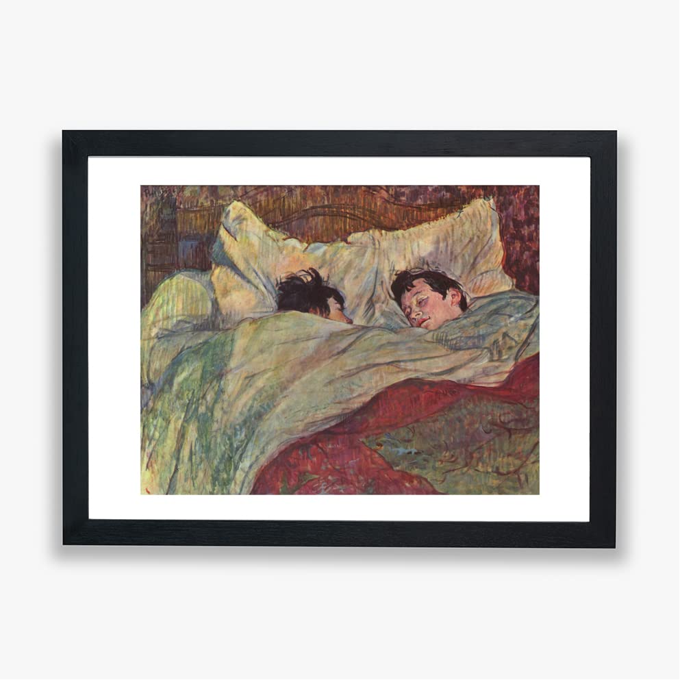 Impression murale Au lit par Henri Toulouse Lautrec | Petit poster giclée d'art