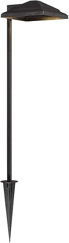 Miniatura 6 de John Timberland Basset - Luz LED negra de 23 pulgadas con textura alta para camino